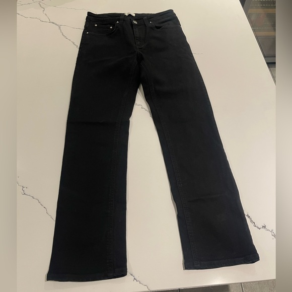 Toteme Black Straight Leg Jean size 28 quiet luxury denim - Picture 8 of 14